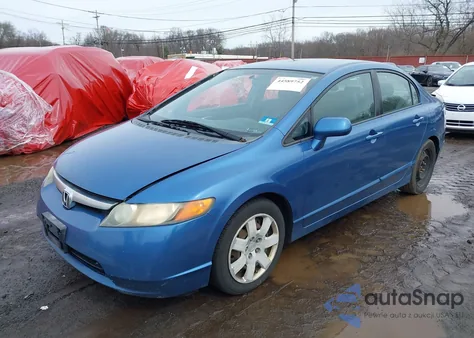 2008 Honda Civic Lx из США, поврежденный, VIN 2HGFA16588H508757